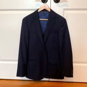 J. Crew Ludlow Navy Wool Unstructured Blazer